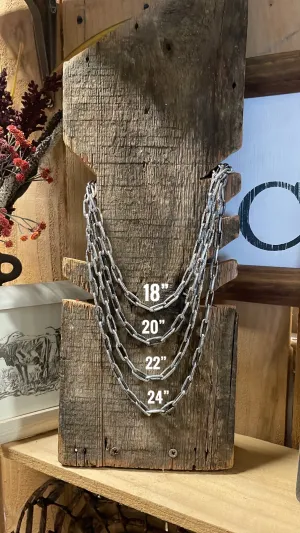 Textured Paper Clip Chains
