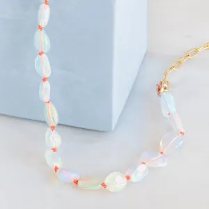 The Knotted Opal Bracelet | Gold Filled