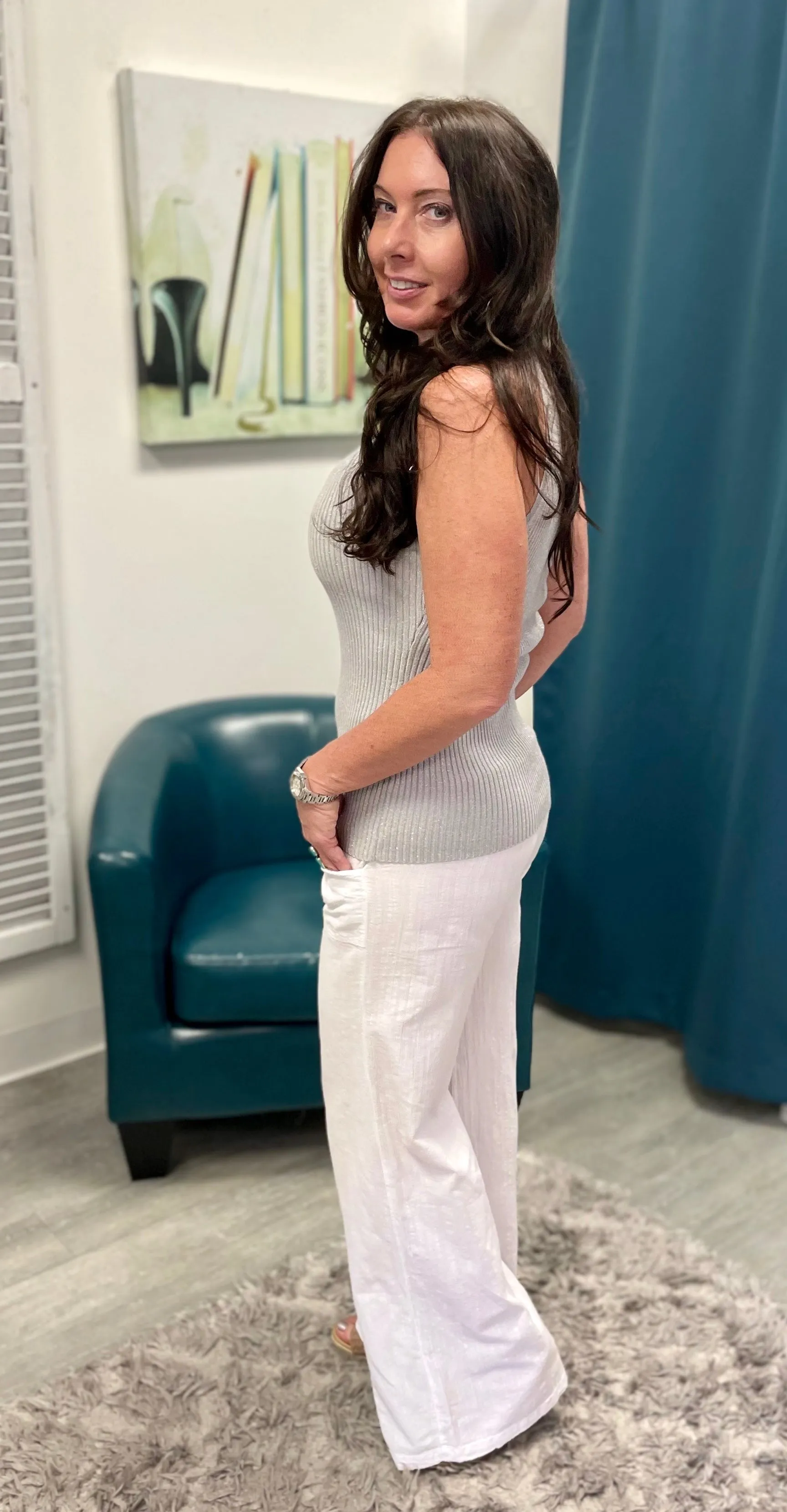 The Paris Pants - White
