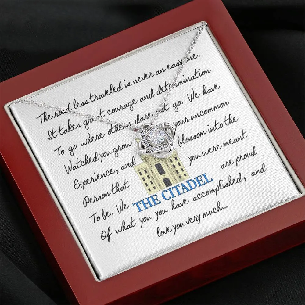 The Road Less Traveled Love Knot Necklace