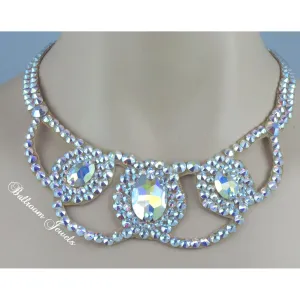 Three ovals Ballroom Necklace