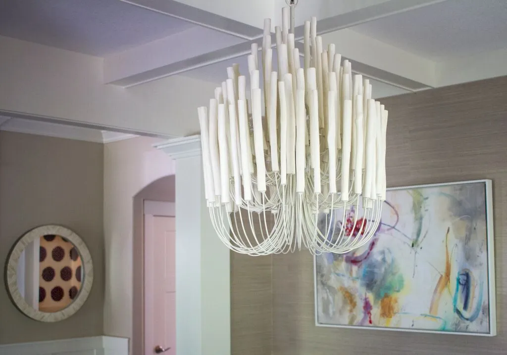 Tilda Iron/Wood Chandelier