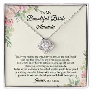 To My Beautiful Bride, Bride Gift from Groom
