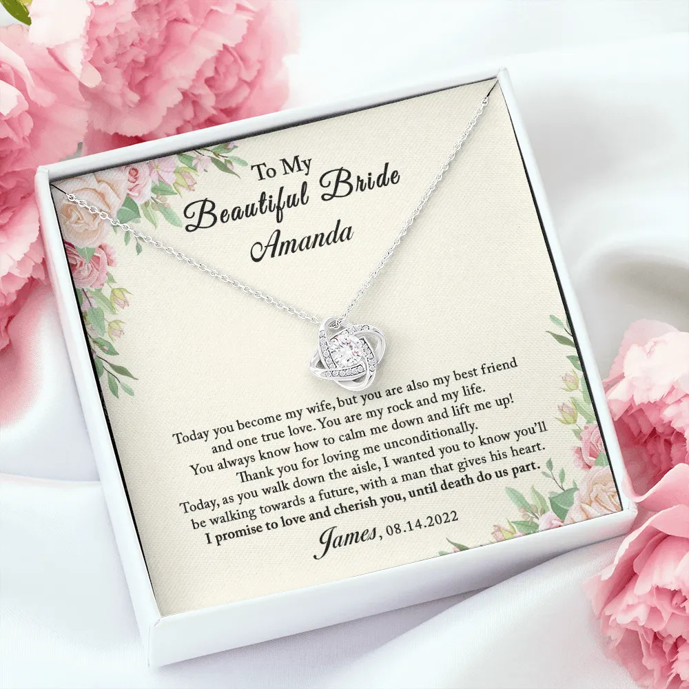 To My Beautiful Bride, Bride Gift from Groom