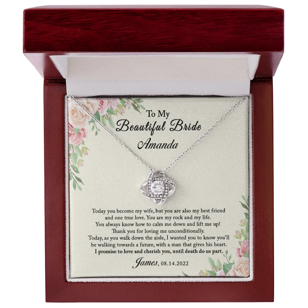 To My Beautiful Bride, Bride Gift from Groom