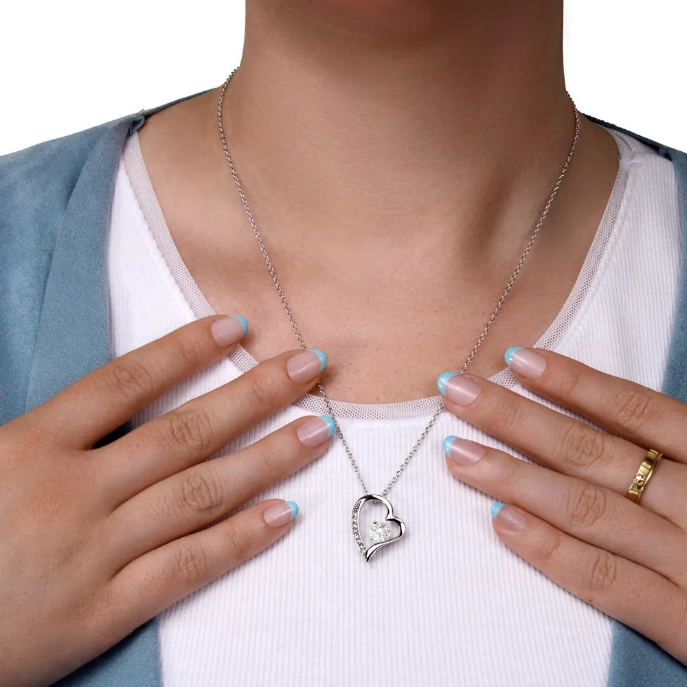 To My Beautiful Daughter - I'm Proud To Be Your Father (Forever Love Necklace)