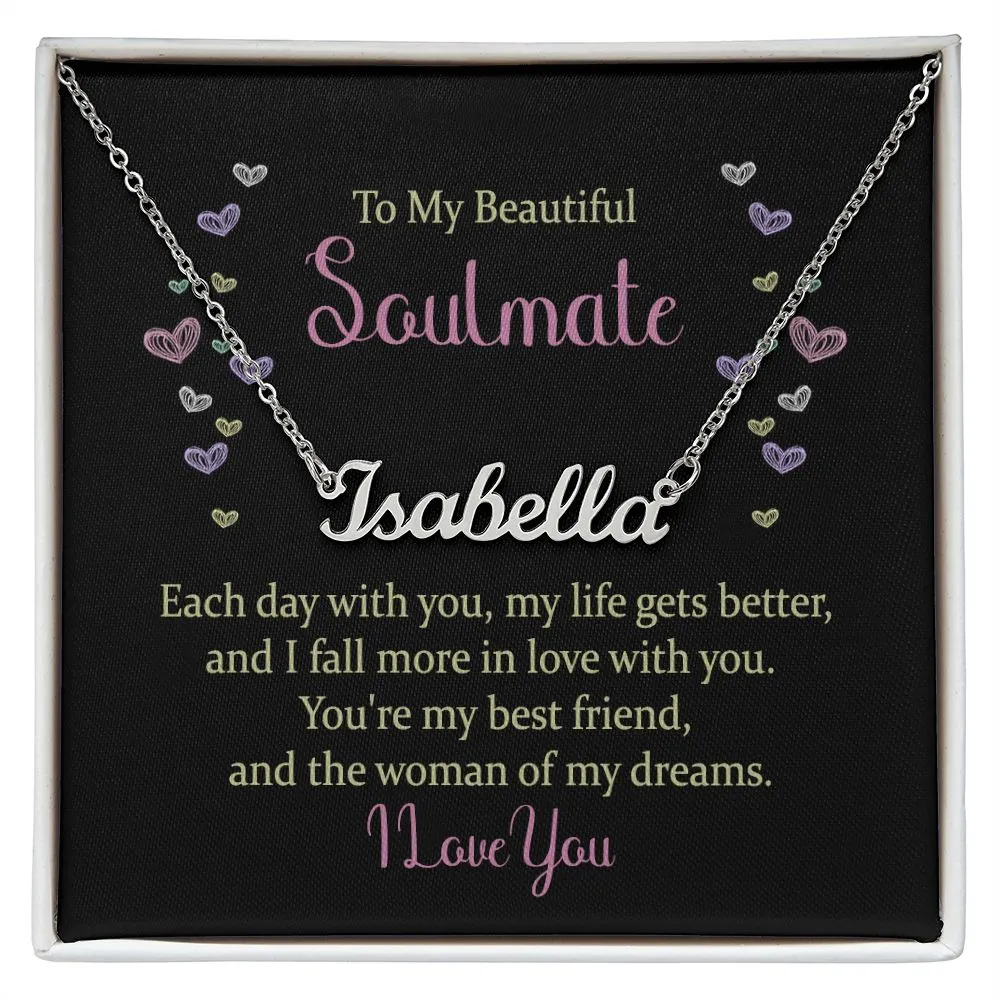 To my beautiful soulmate - each day with you