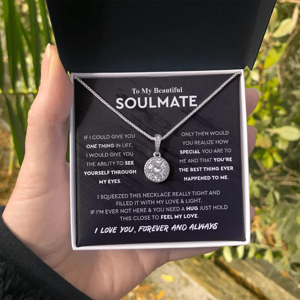 To My Beautiful Soulmate | Eternal Hope Necklace