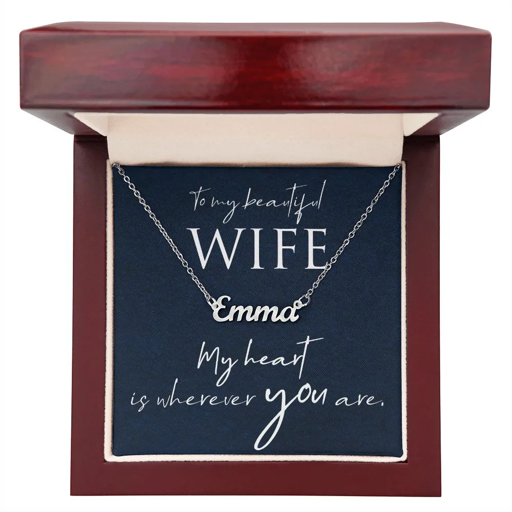 To my beautiful wife