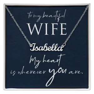To my beautiful wife