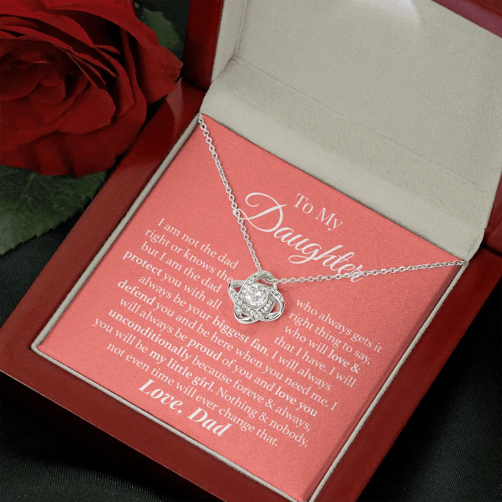 To My Daughter Love Dad Necklace