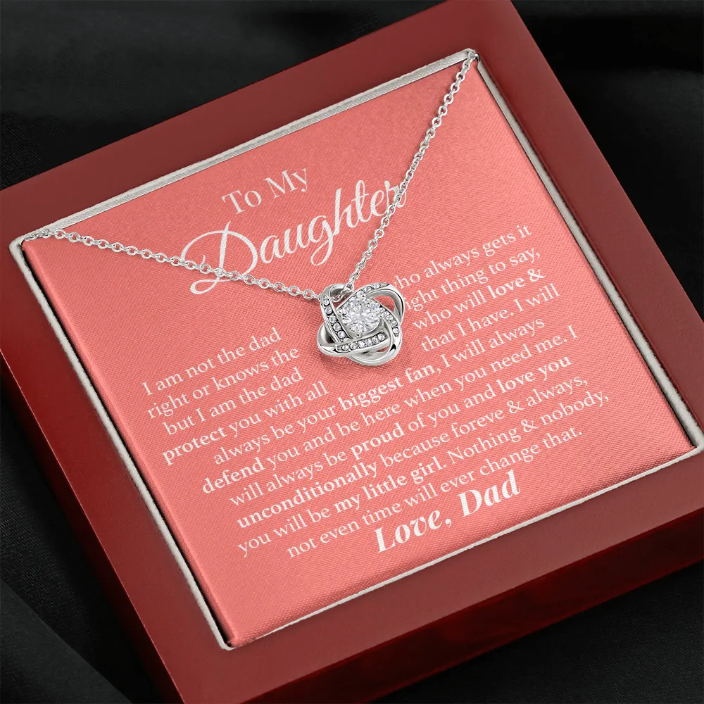 To My Daughter Love Dad Necklace
