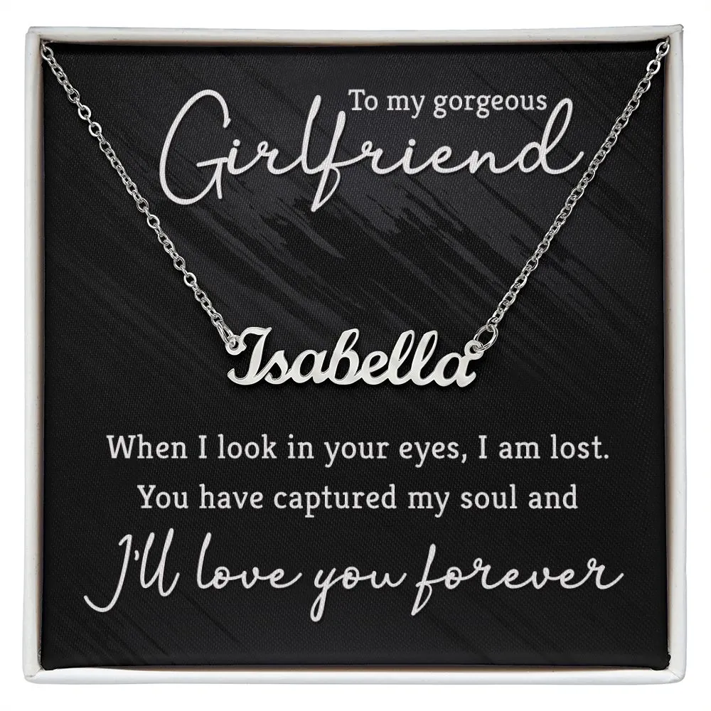 To my gorgeous girlfriend