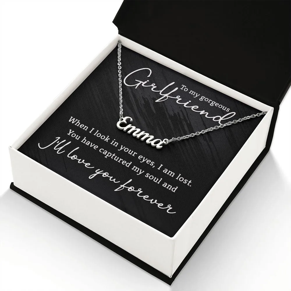 To my gorgeous girlfriend