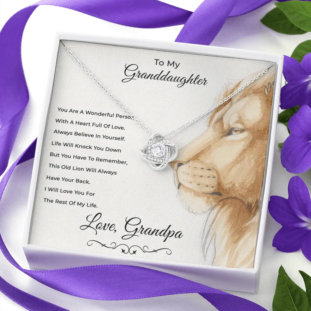 To My Granddaughter I Have Your Back