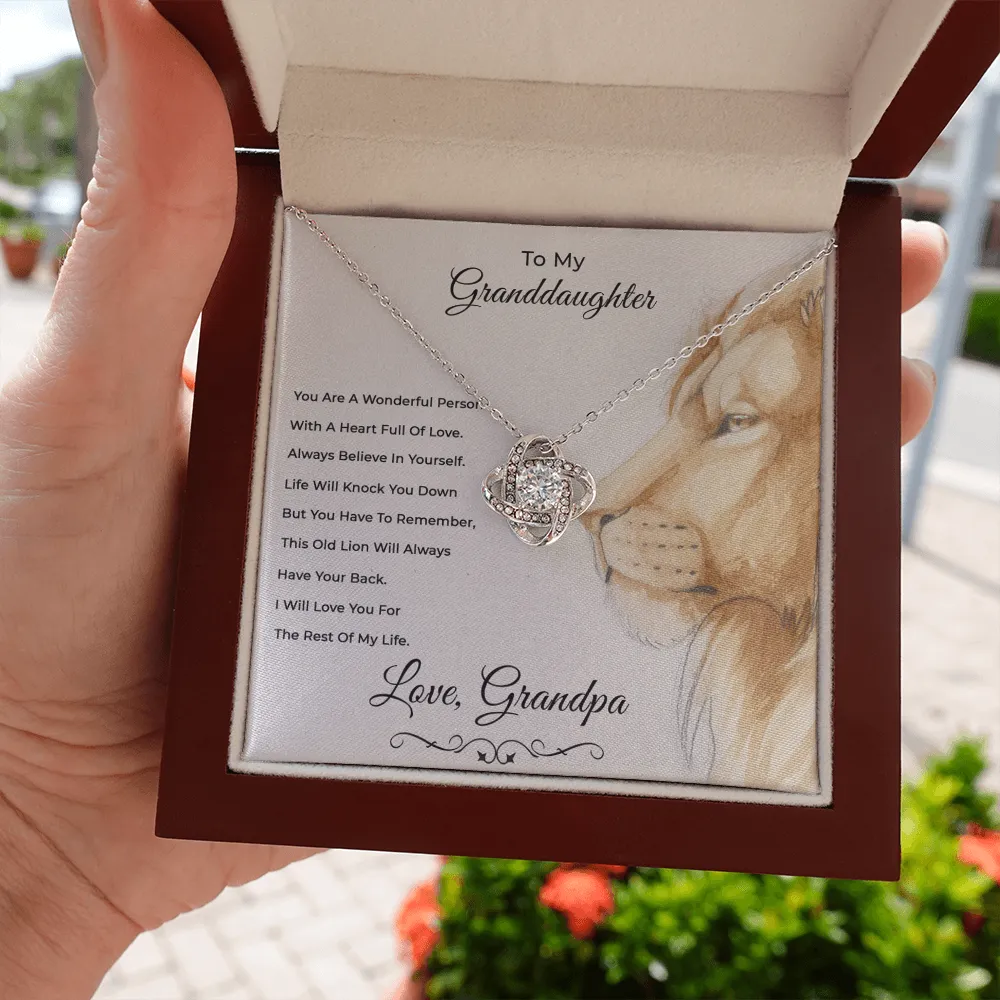 To My Granddaughter I Have Your Back