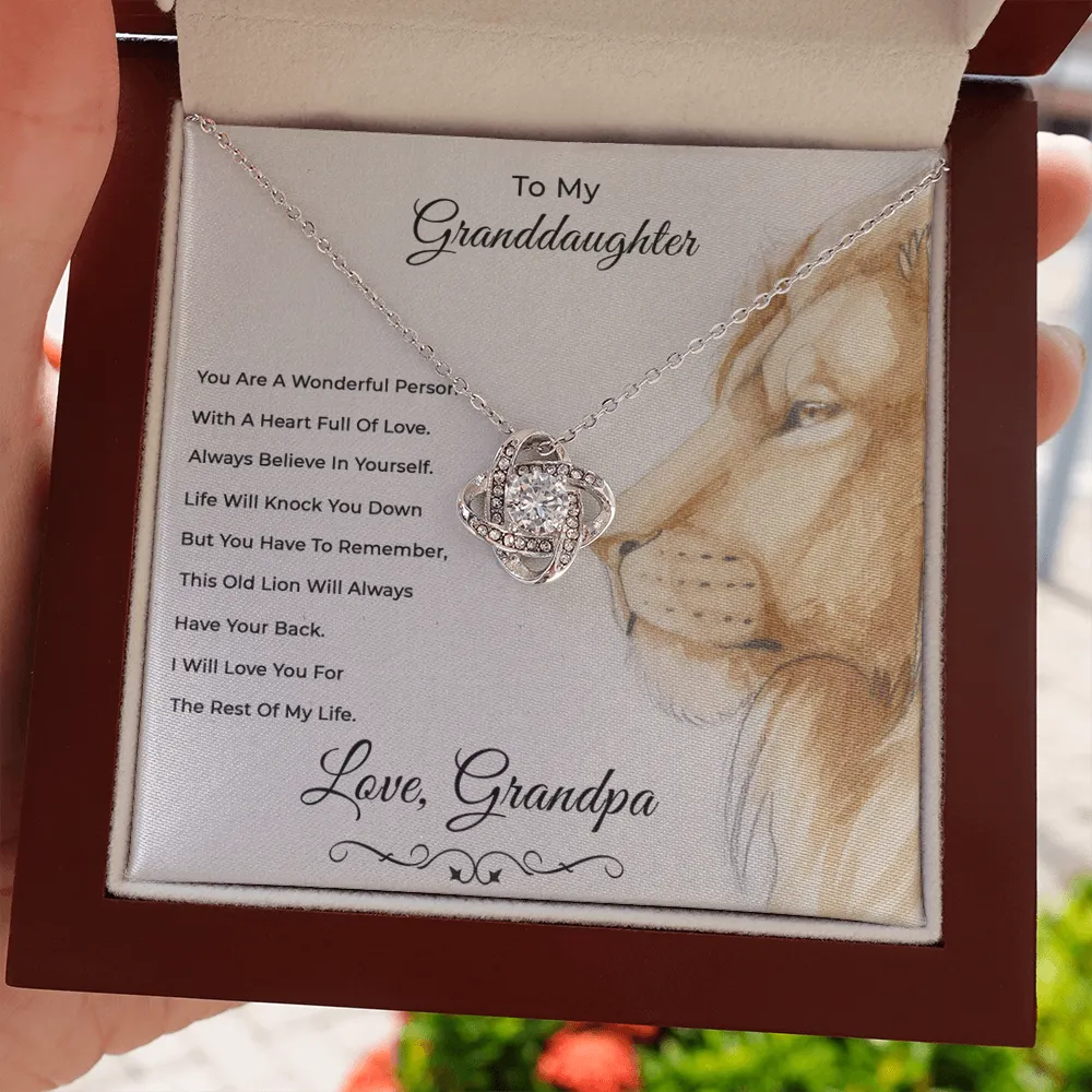 To My Granddaughter I Have Your Back