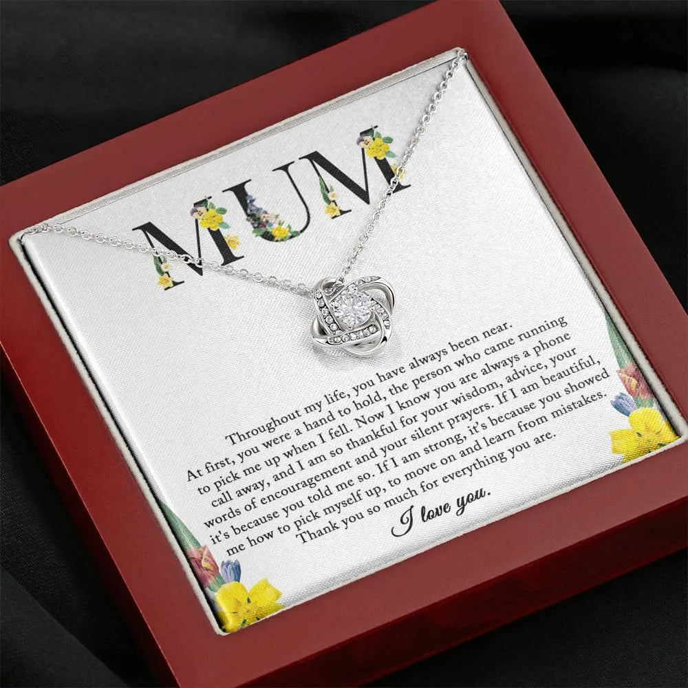 To My Mum Necklace, Christmas Gift From Daughter, Sentimental Gifts For Mum