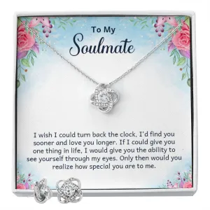To My soulmate - I wish i could turn back