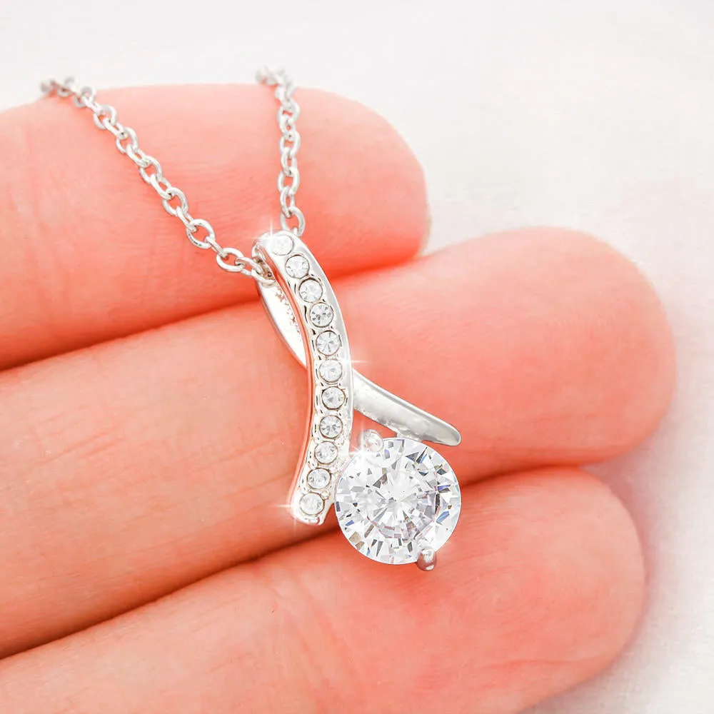 To The Beautiful  Bride Necklace- Congratulations