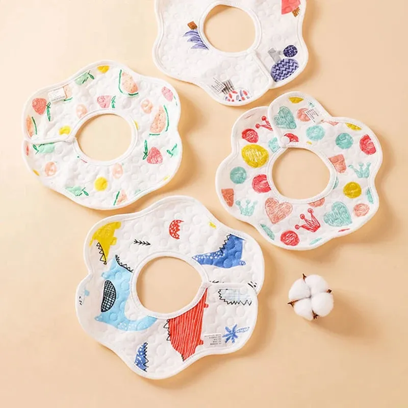 Toodler Bibs Cotton Soft Muslin Toodler