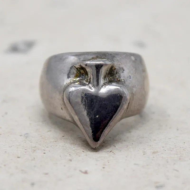 Tough Sterling "Spade" Ring from Spragwerks