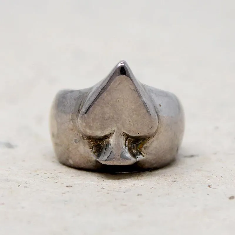 Tough Sterling "Spade" Ring from Spragwerks