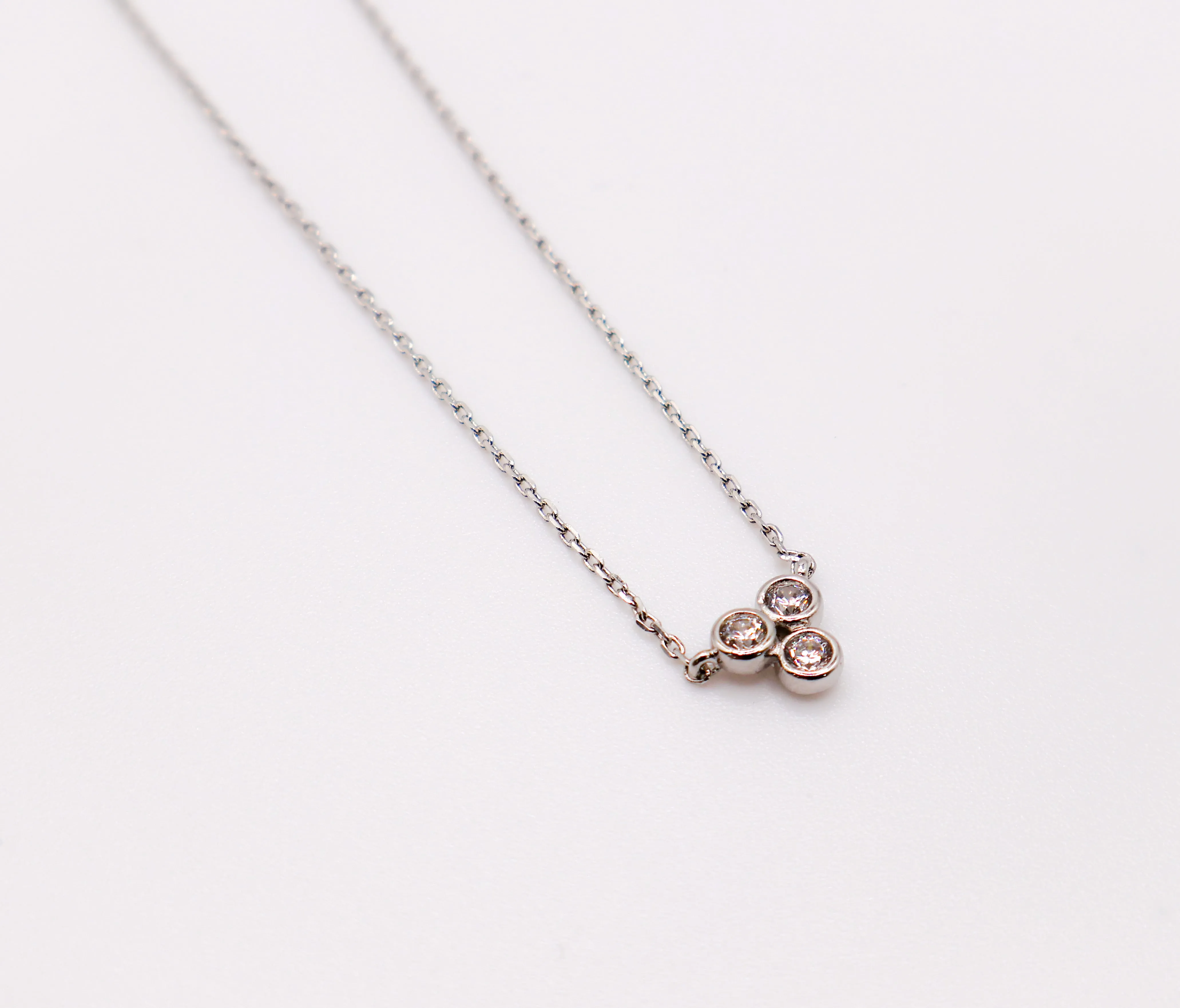 Trinity Diamond Sparkle Necklace