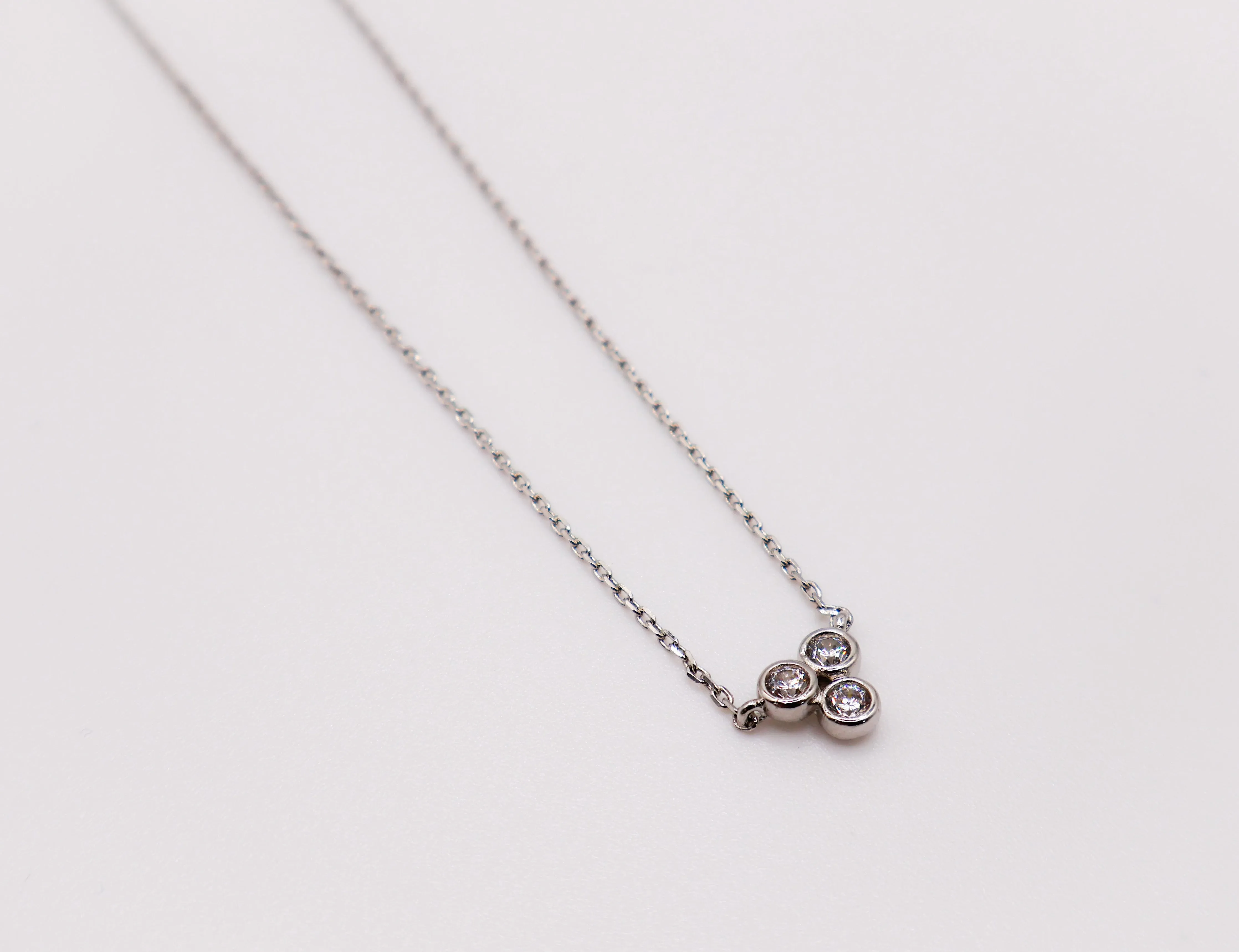 Trinity Diamond Sparkle Necklace