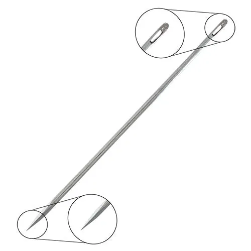 Tulip Leather Needles Long 2pcs. 1.25x54.5mm