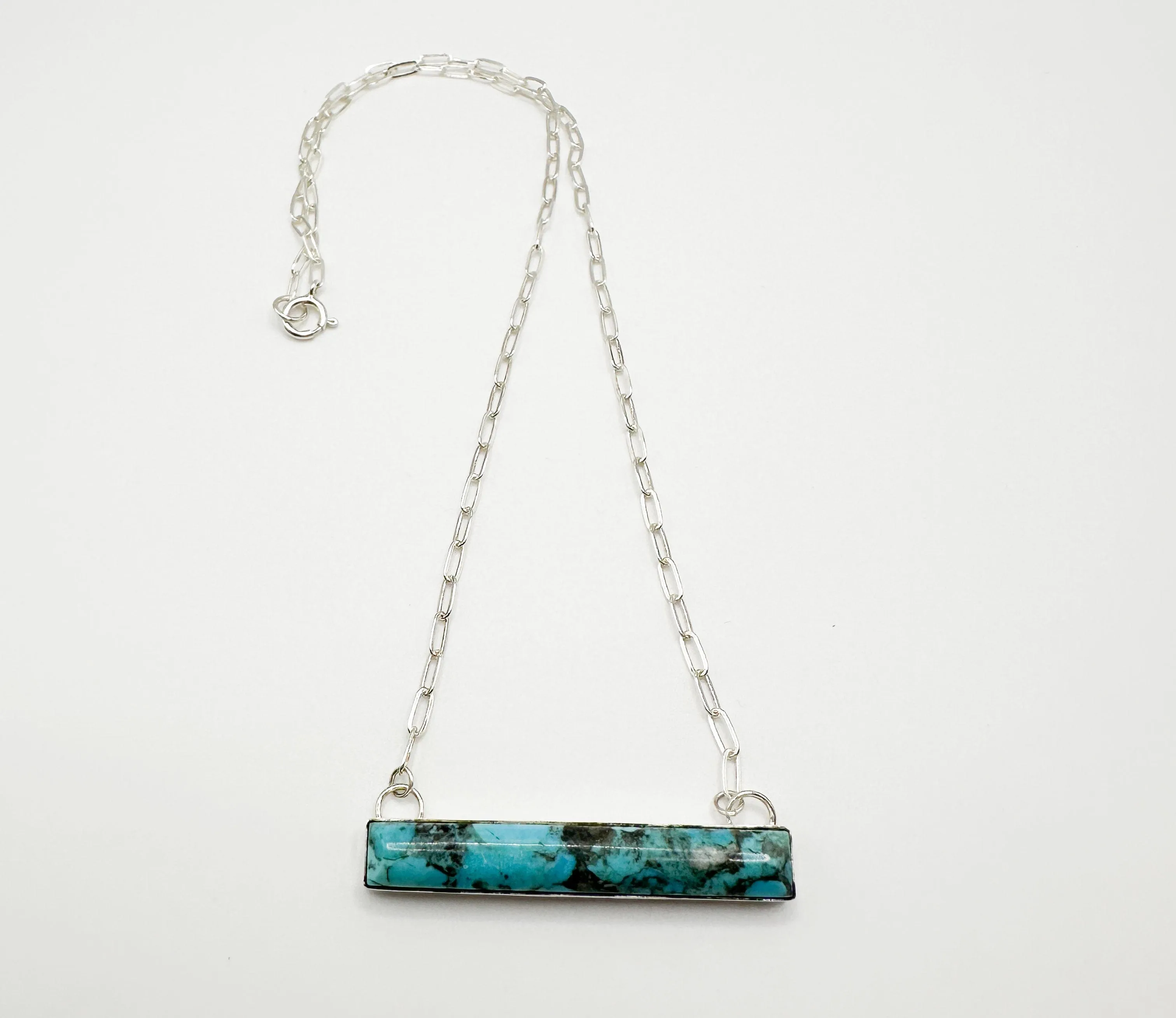 Turquoise Bar Necklace