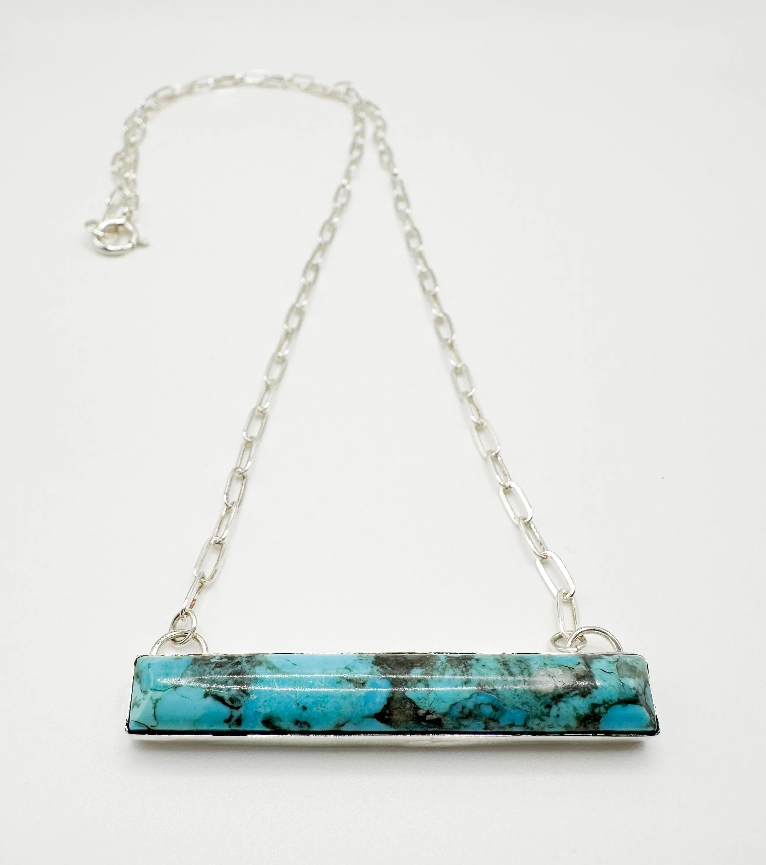 Turquoise Bar Necklace