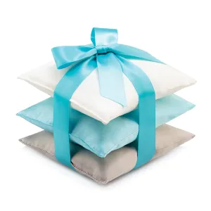 Turquoise Silk Sachet Set