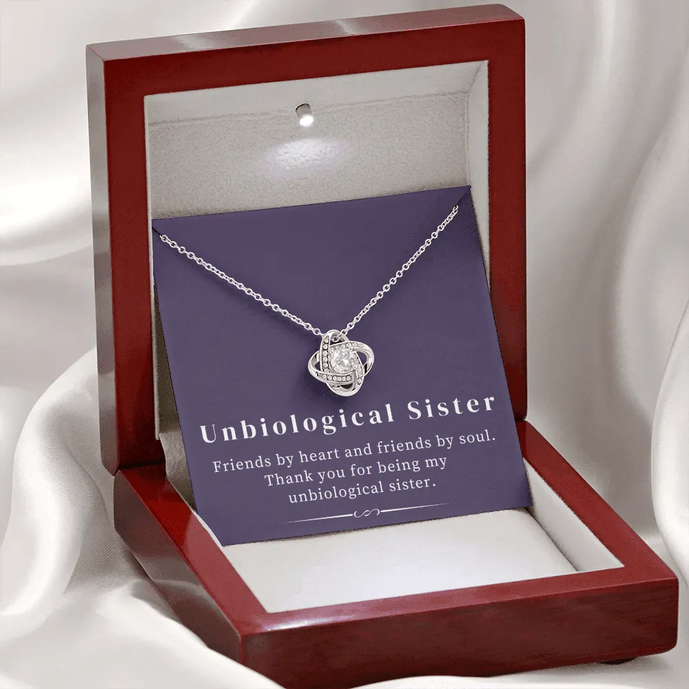 Unbiological Sister | Love Knot Necklace