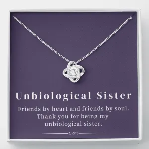 Unbiological Sister | Love Knot Necklace