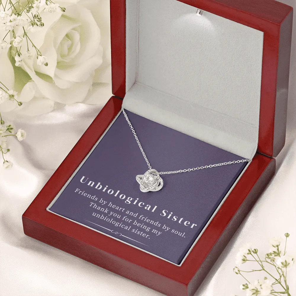 Unbiological Sister | Love Knot Necklace