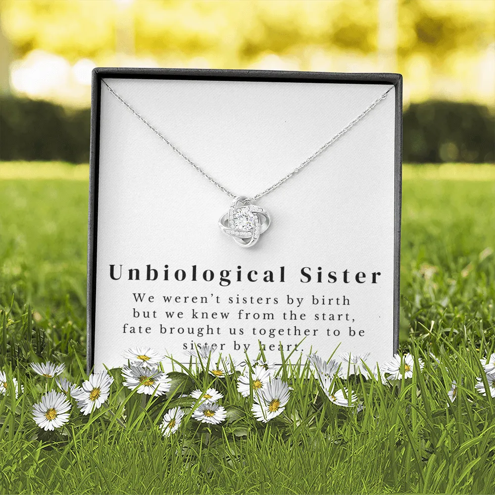 Unbiological Sister | Love Knot Necklace