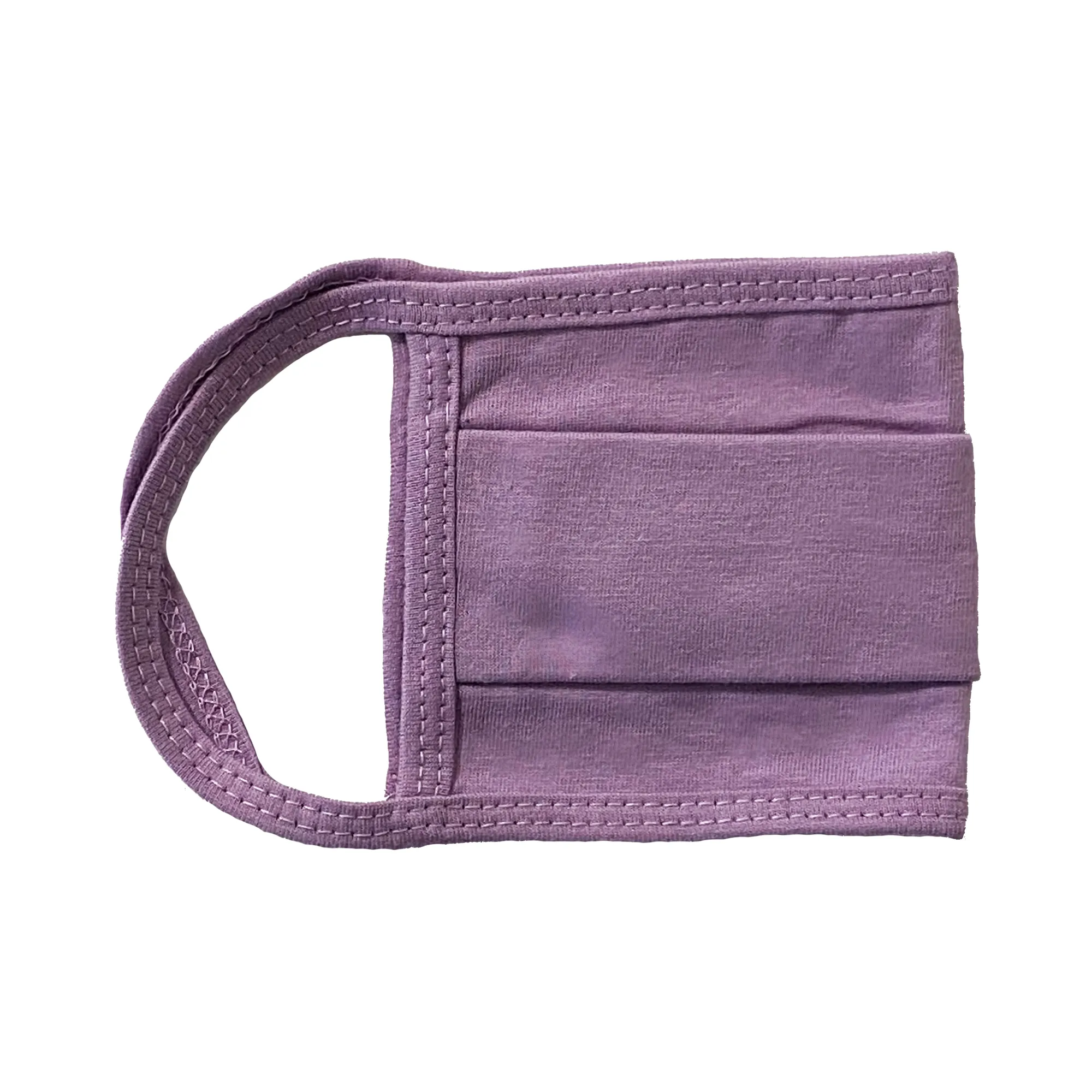 Unisex Face Mask, Washable & Reusable Face Mask, Double Layered Cloth Face Covering, 100% Organic Cotton Mask - Purple
