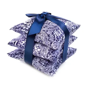 Venetian Blue Silk Sachet Set