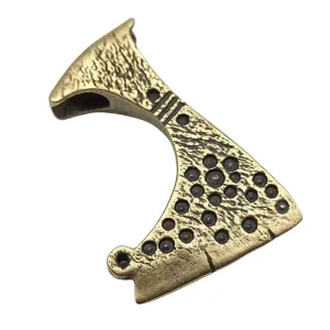 Viking axe bronze pendant replica