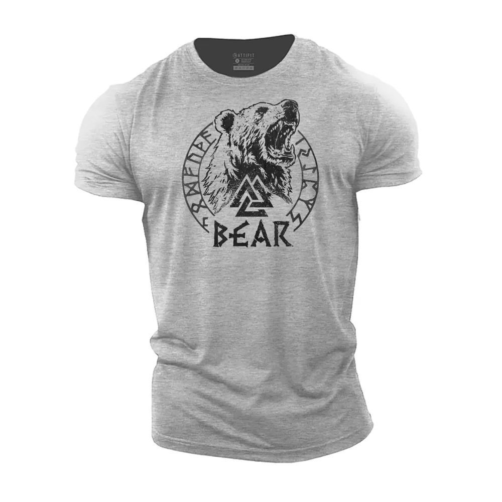 Viking Bear Cotton T-Shirt