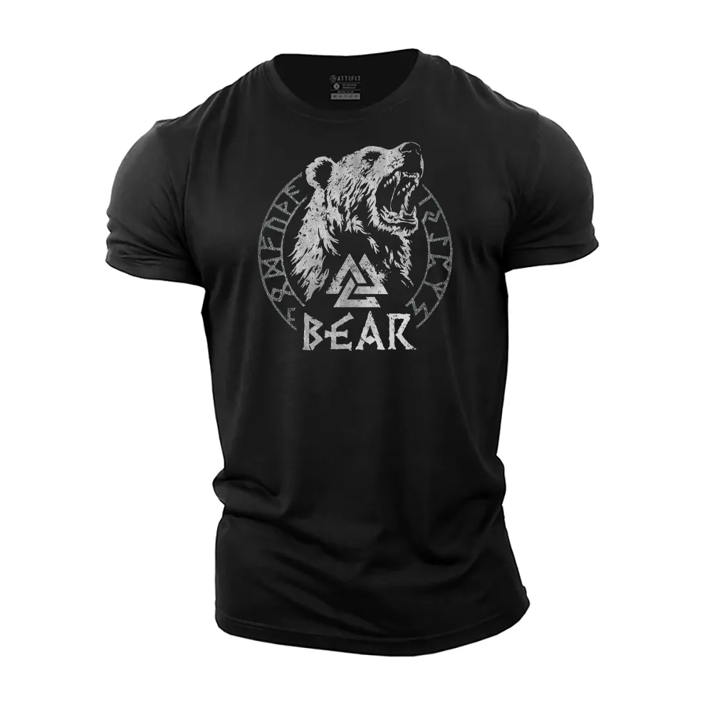 Viking Bear Cotton T-Shirt