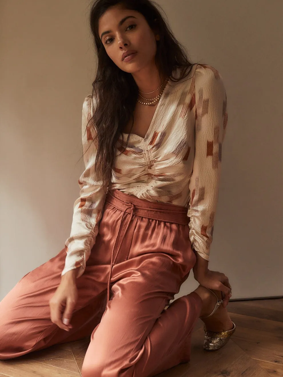 Wells Pant in Copper Opal