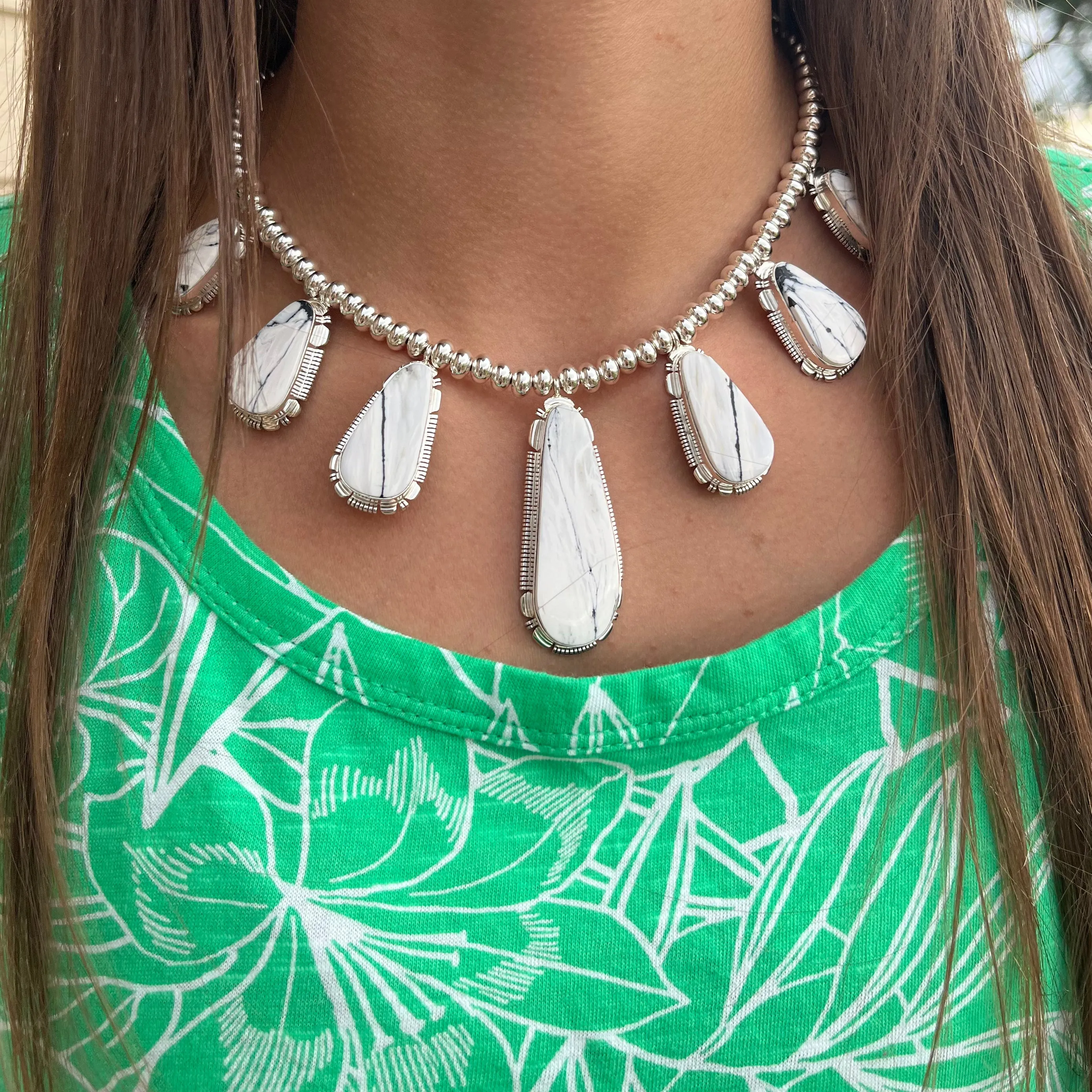 White Buffalo Jewelry Set