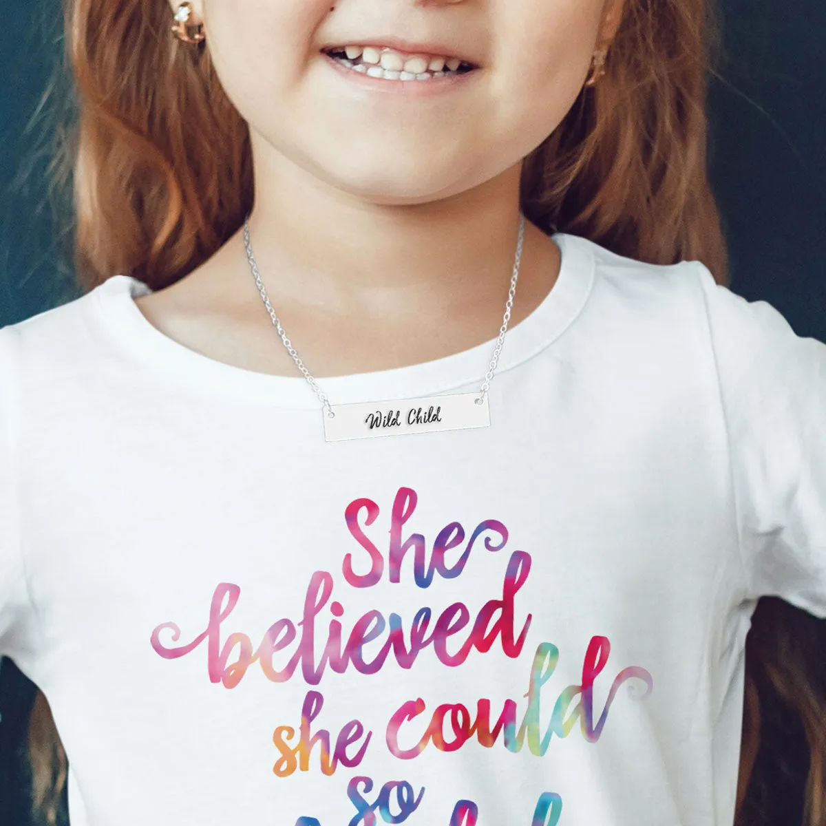 Wild Child Gold / Silver Bar Necklace