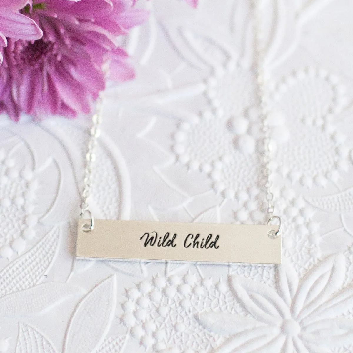 Wild Child Gold / Silver Bar Necklace