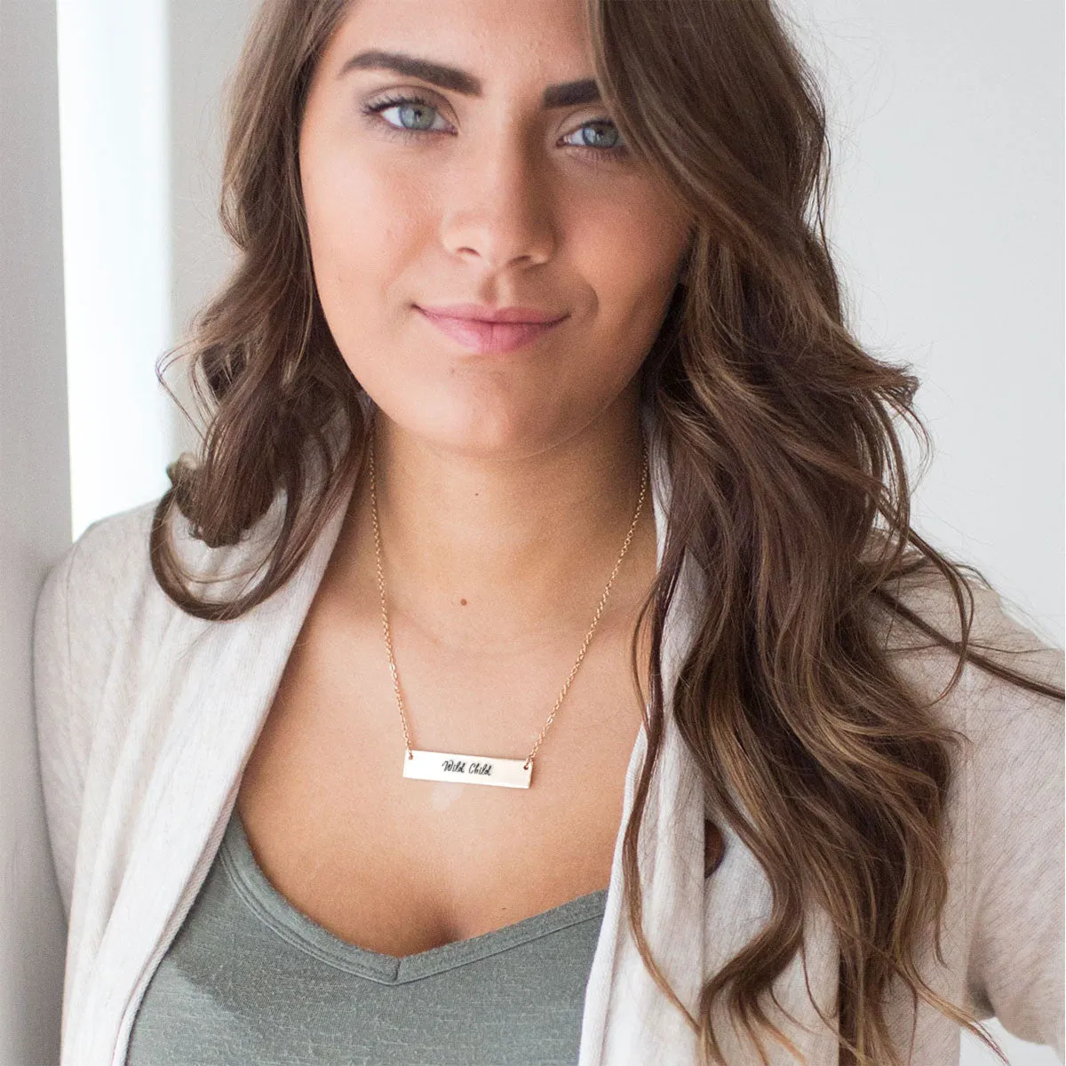 Wild Child Gold / Silver Bar Necklace