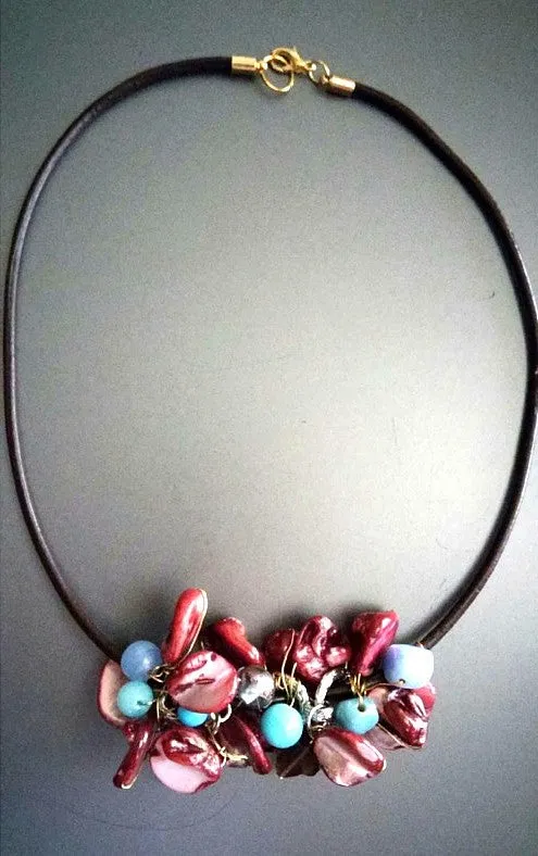 Wild Violets Necklace (special order - sold out)