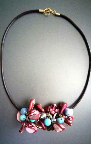 Wild Violets Necklace (special order - sold out)