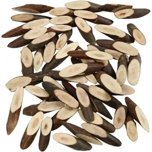 Wood Mix 30mm 6mm 230g Christmas Crafts Holiday Decorations